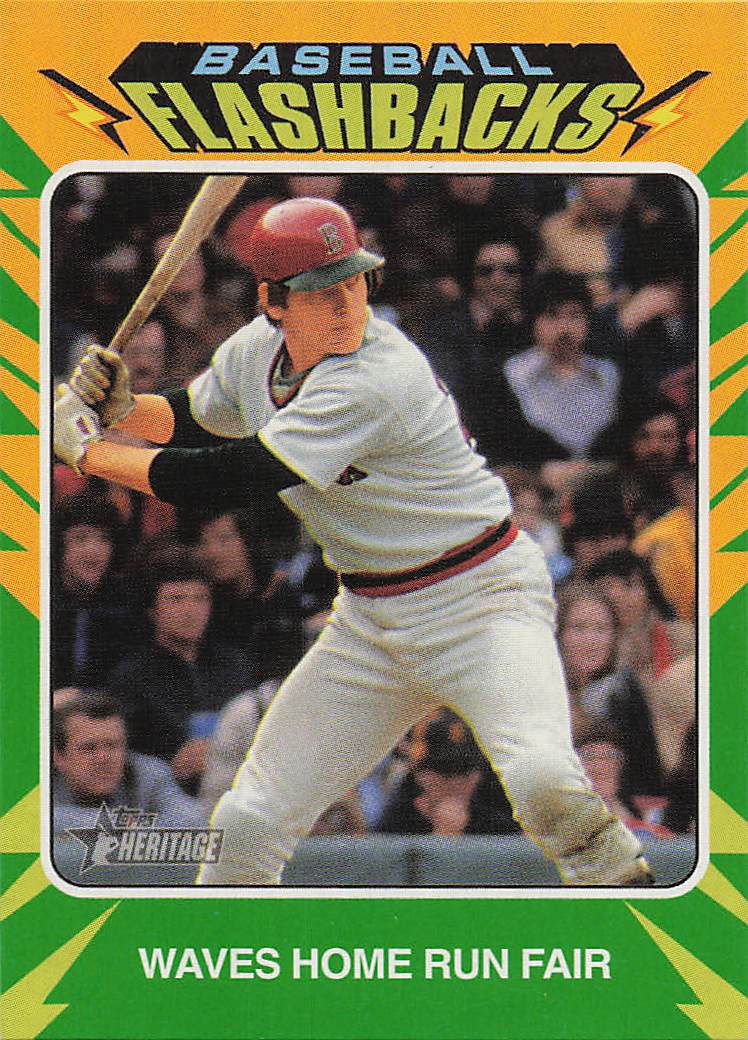 2024 Topps Heritage Baseball Baseball Flashbacks Carlton Fisk #BF-14