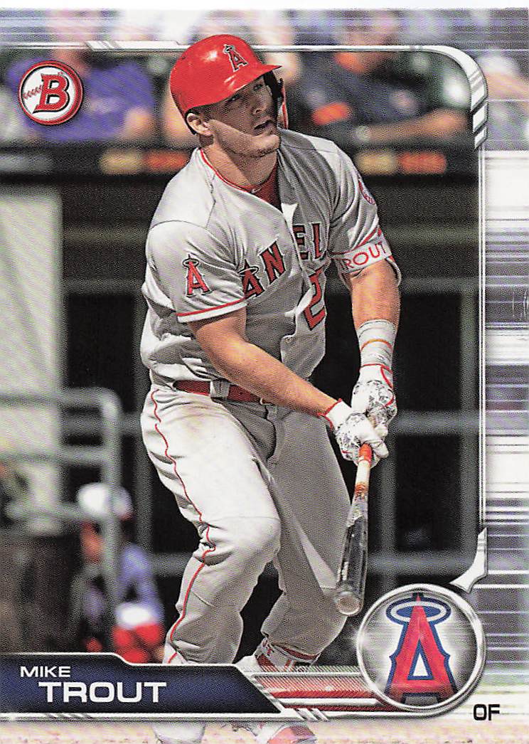 2019 Bowman Baseball Mike Trout #1