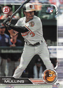 2019 Bowman Baseball Cedric Mullins #4 Rookie