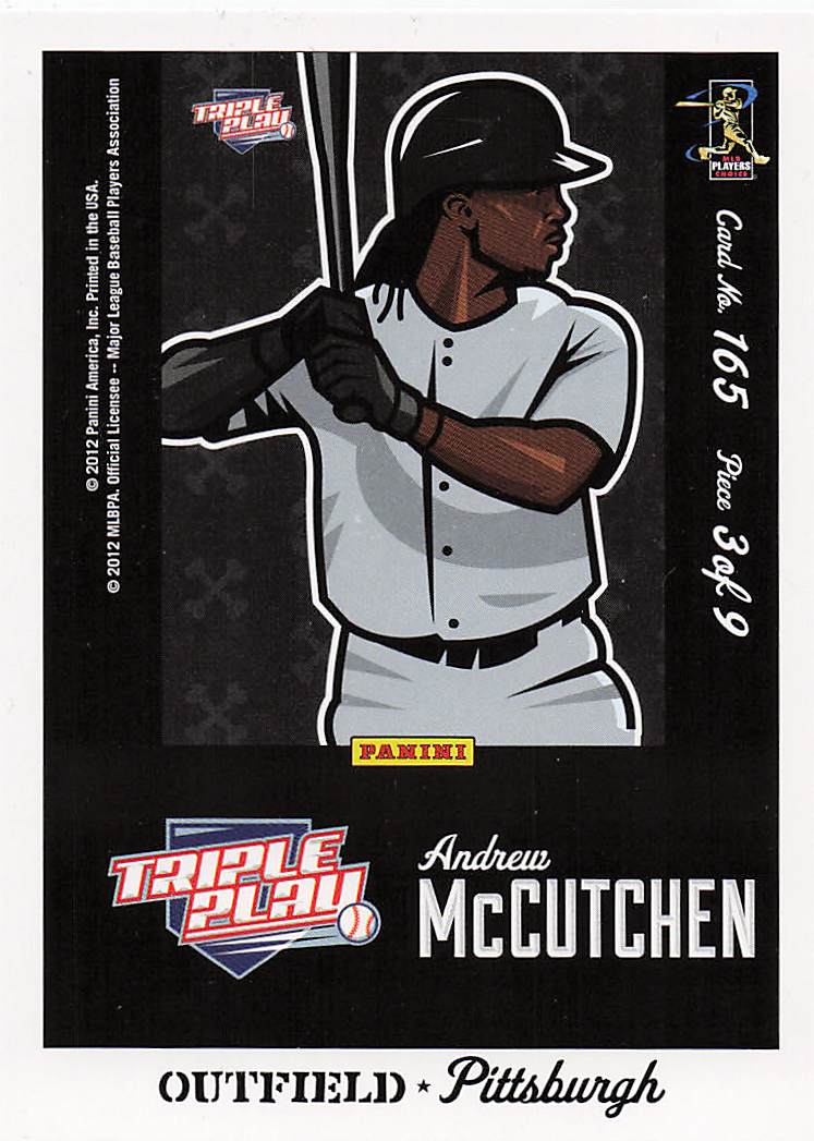 2012 Panini Triple Play Baseball Andrew McCutchen #163