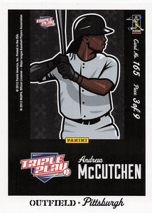 2012 Panini Triple Play Baseball Andrew McCutchen #163