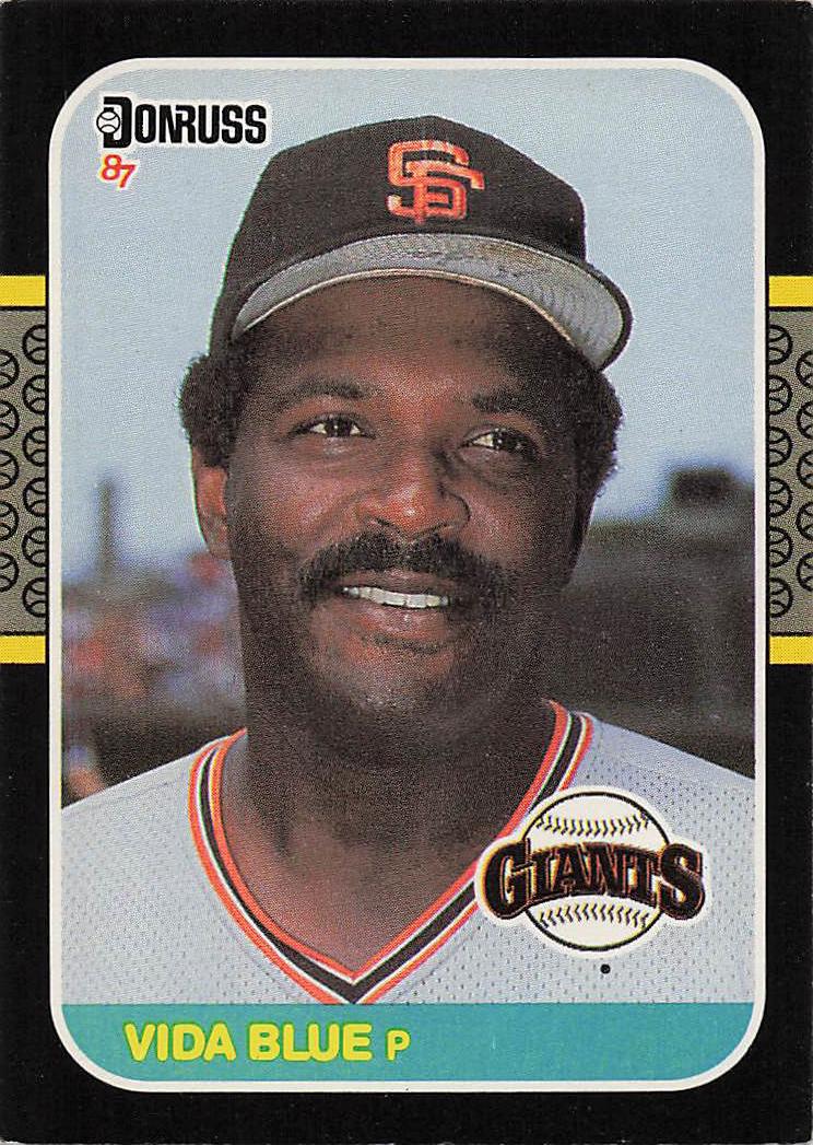 1987 Donruss Baseball Vida Blue #362