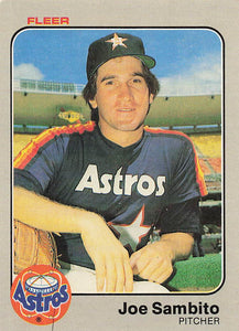 1983 Fleer Baseball Joe Sambito #464