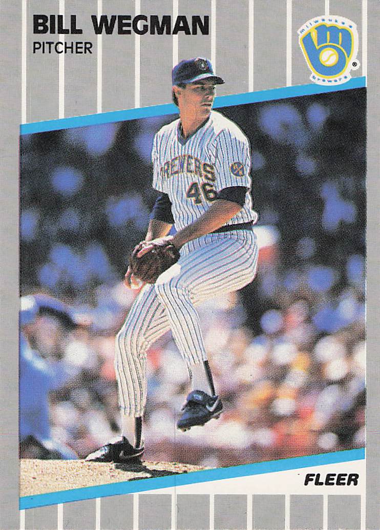 1989 Fleer Baseball Bill Wegman #199