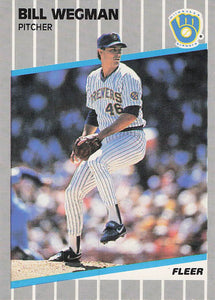 1989 Fleer Baseball Bill Wegman #199