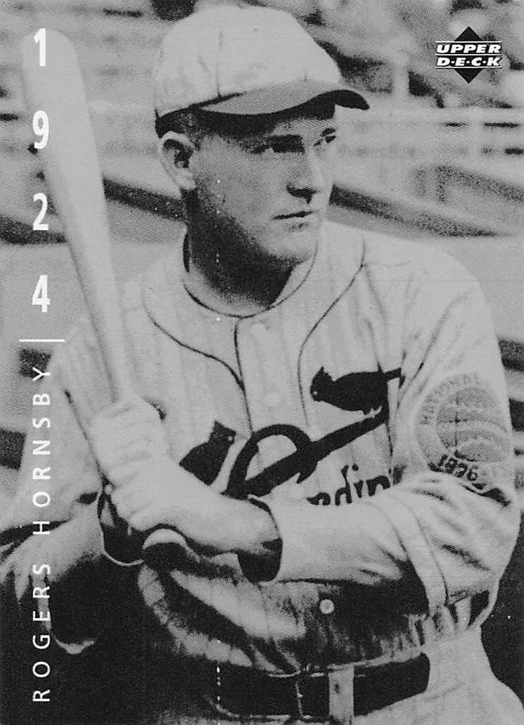 1994 Upper Deck Baseball: The American Epic Baseball Rogers Hornsby #35