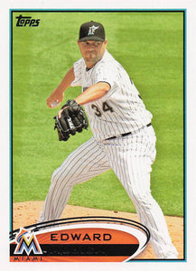 2012 Topps Baseball Edward Mujica #178a