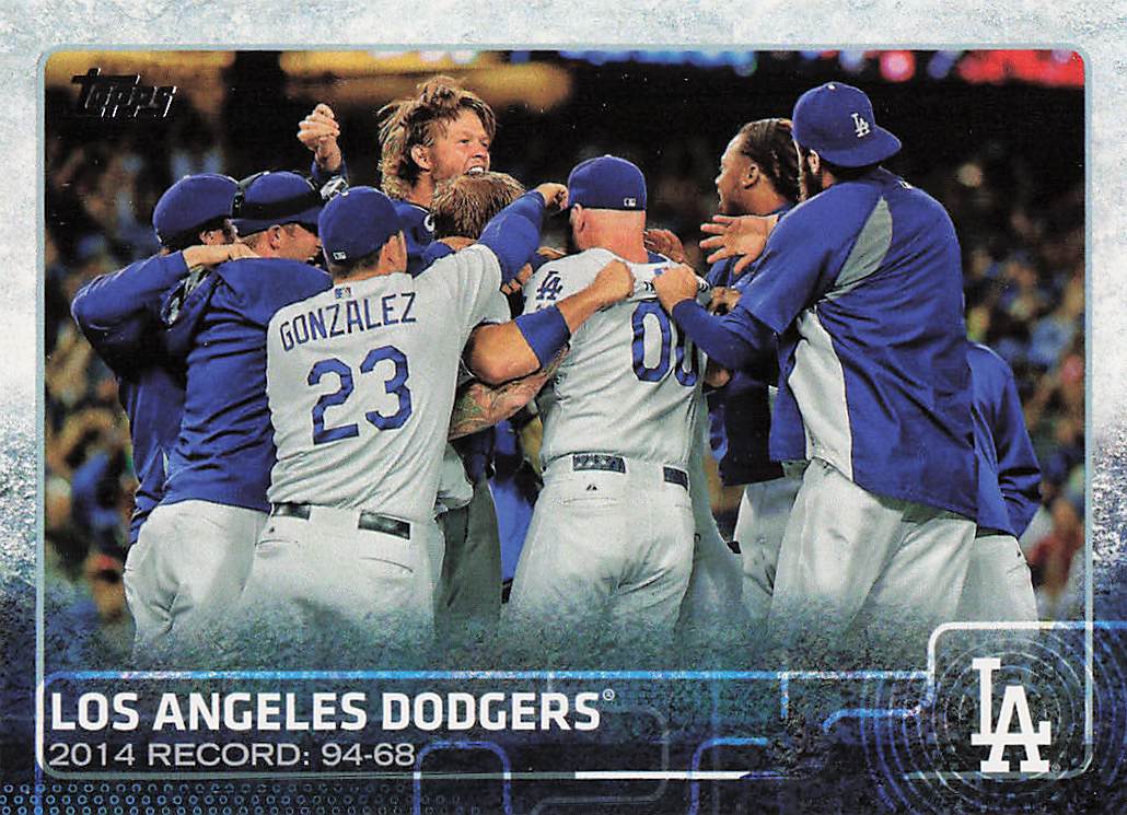 2015 Topps Baseball Los Angeles Dodgers #478