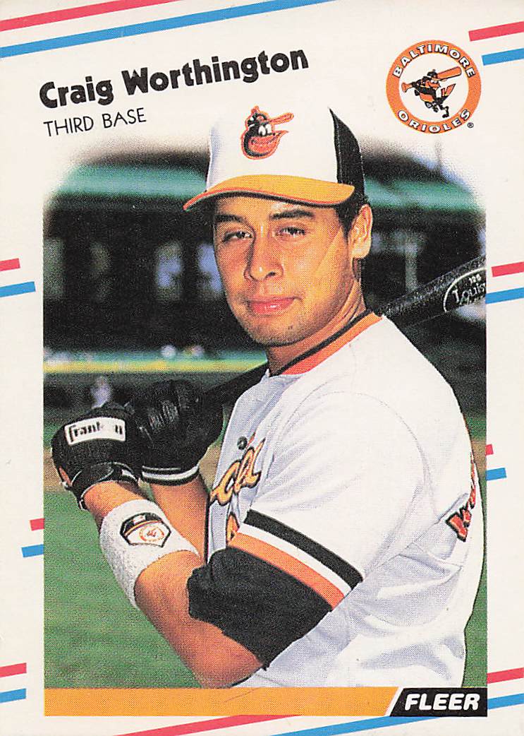 1988 Fleer Update Baseball Craig Worthington #U-4