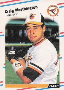 1988 Fleer Update Baseball Craig Worthington #U-4