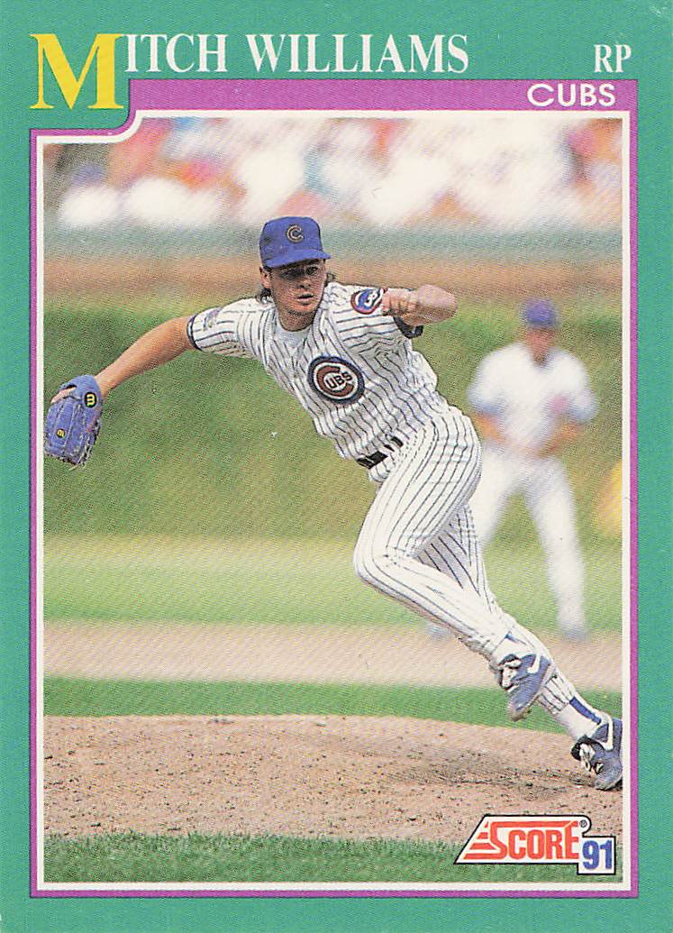 1991 Score Baseball Mitch Williams #220
