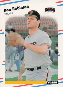 1988 Fleer Baseball Don Robinson #95