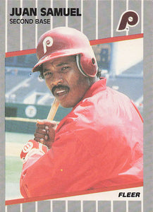 1989 Fleer Baseball Juan Samuel #581