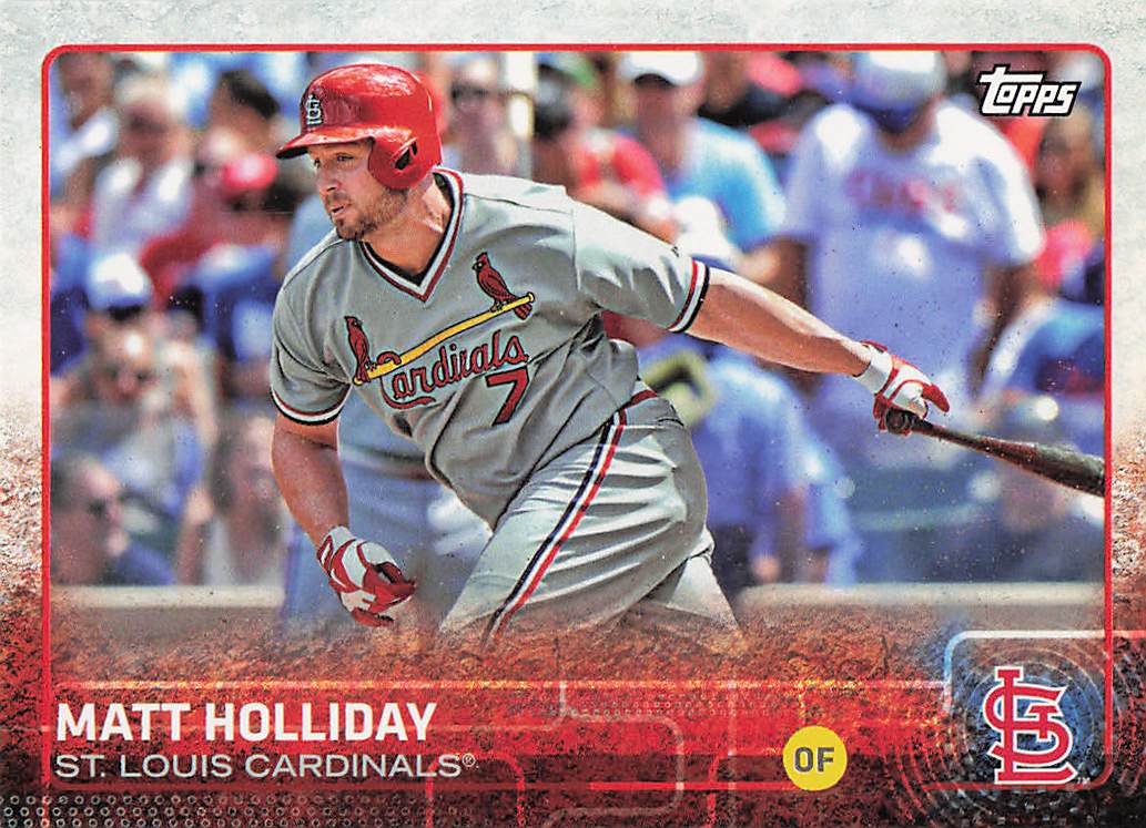 2015 Topps St. Louis Cardinals Baseball Matt Holliday #SLC-10