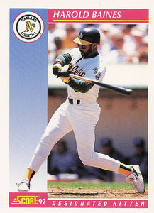 1992 Score Baseball Harold Baines #137