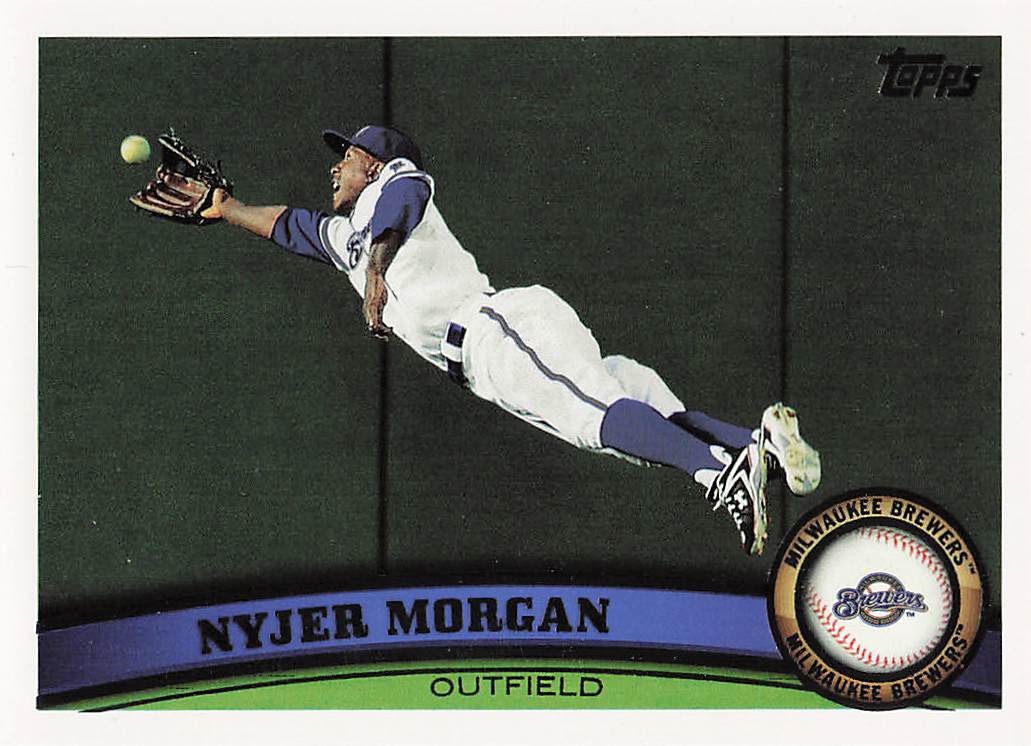 2011 Topps Baseball Nyjer Morgan #573