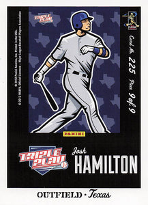2012 Panini Triple Play Baseball Josh Hamilton #225