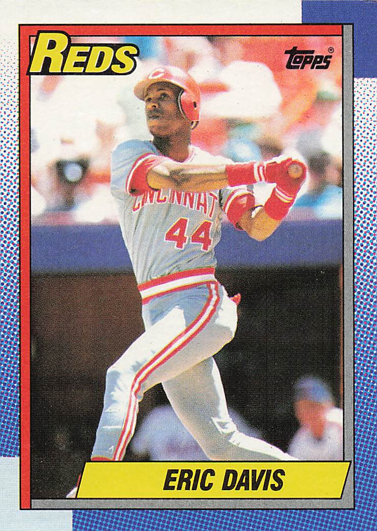 1990 Topps Baseball Eric Davis #260