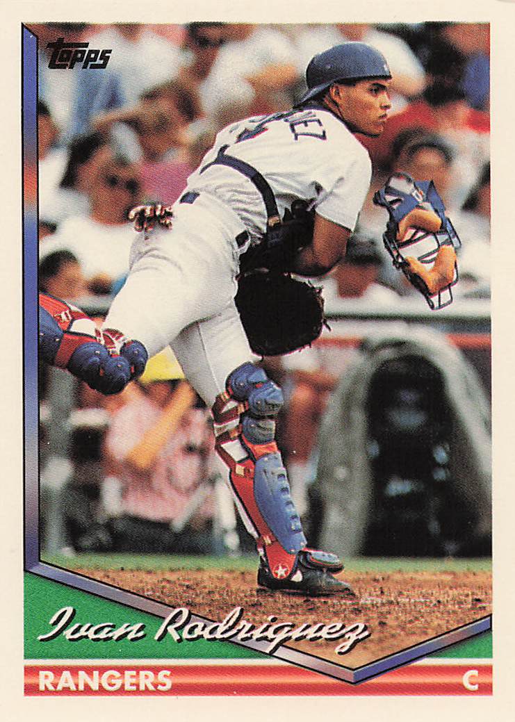 1994 Topps Baseball Ivan Rodriguez #165