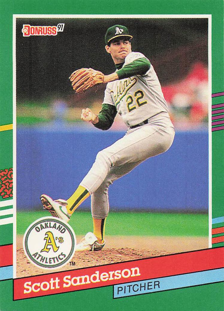 1991 Donruss Baseball Scott Sanderson #533c