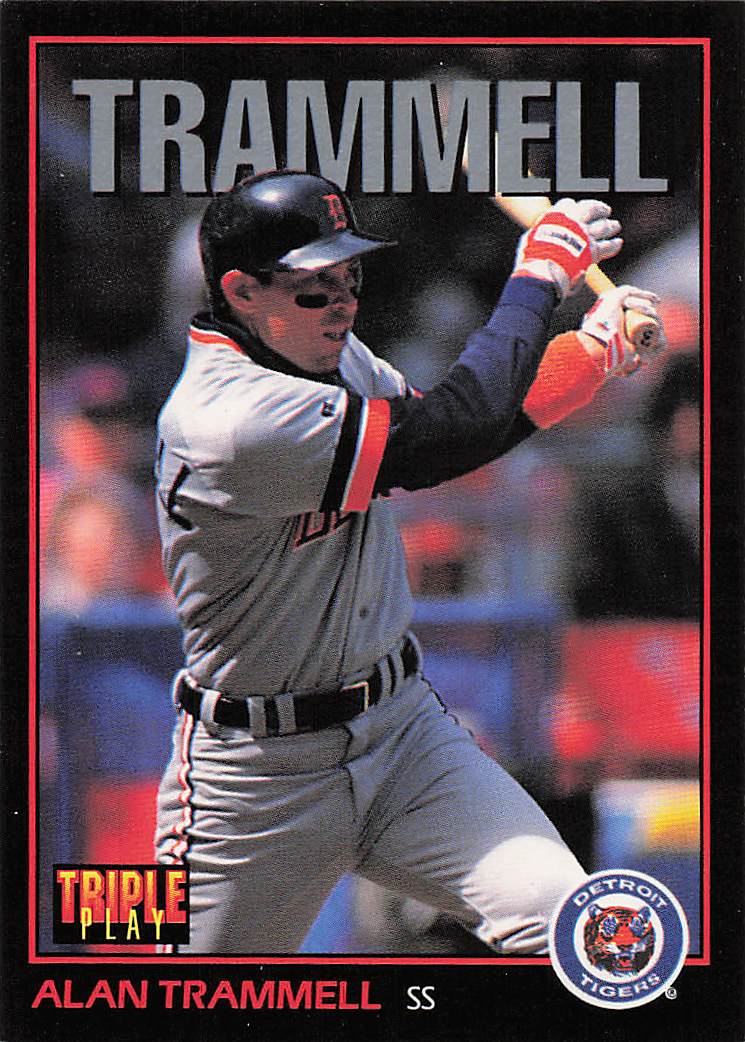 1993 Triple Play Baseball Alan Trammell #191