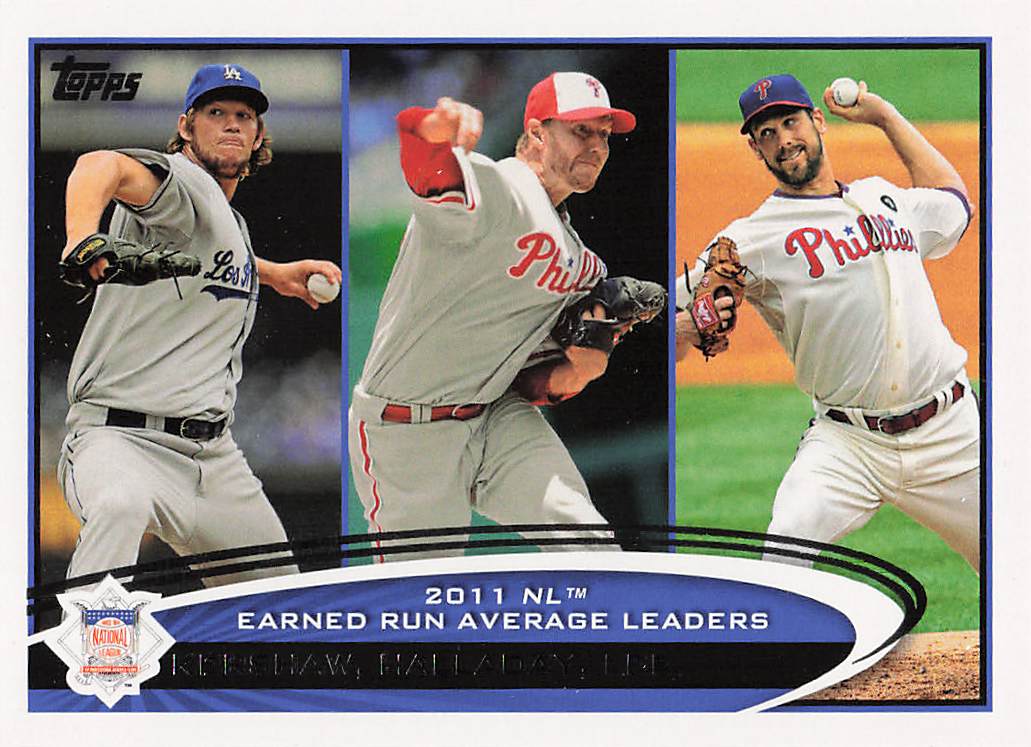 2012 Topps Clayton Kershaw / Roy Halladay / Cliff Lee #297