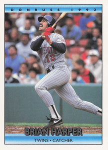1992 Donruss Baseball Brian Harper #83