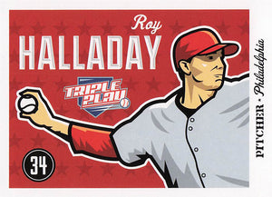 2012 Panini Triple Play Baseball Roy Halladay #62