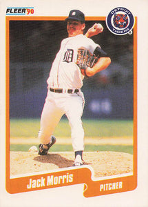 1990 Fleer Baseball Jack Morris #610