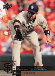 2009 Upper Deck Baseball Adrian Gonzalez #315