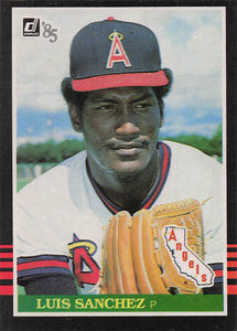 1985 Donruss Baseball Luis Sanchez #352