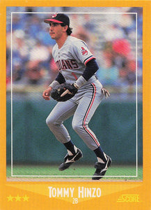 1988 Score Baseball Tommy Hinzo #567 Rookie