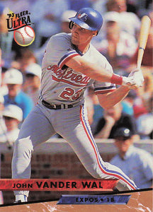 1993 Ultra Baseball John Vander Wal #419