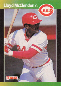 1989 Donruss Baseball Lloyd McClendon #595c