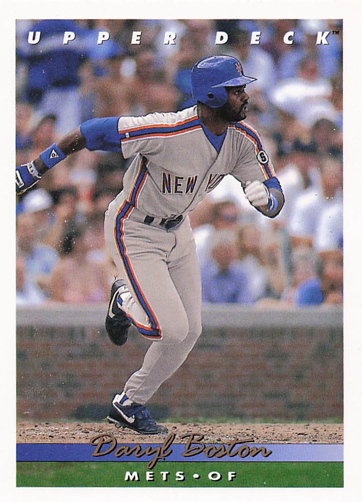 1993 Upper Deck Baseball Daryl Boston #203