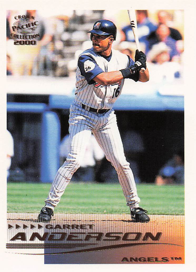 2000 Pacific Crown Collection Baseball Garret Anderson #1