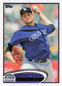 2012 Topps Update Baseball Jonathan Sanchez #US29