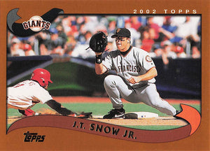 2002 Topps Baseball J.T. Snow Jr. #74