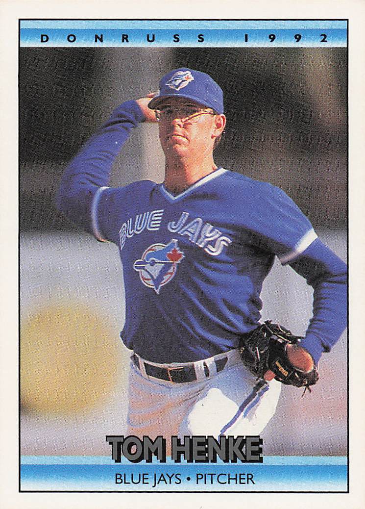 1992 Donruss Baseball Tom Henke #141