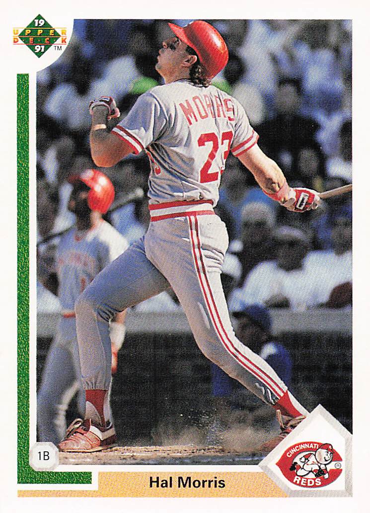 1991 Upper Deck Baseball Hal Morris #351