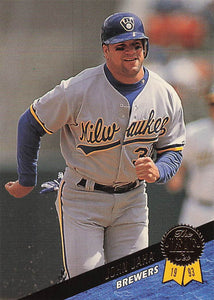 1993 Leaf Baseball John Jaha #350