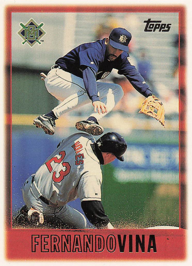 1997 Topps Baseball Fernando Vina #213