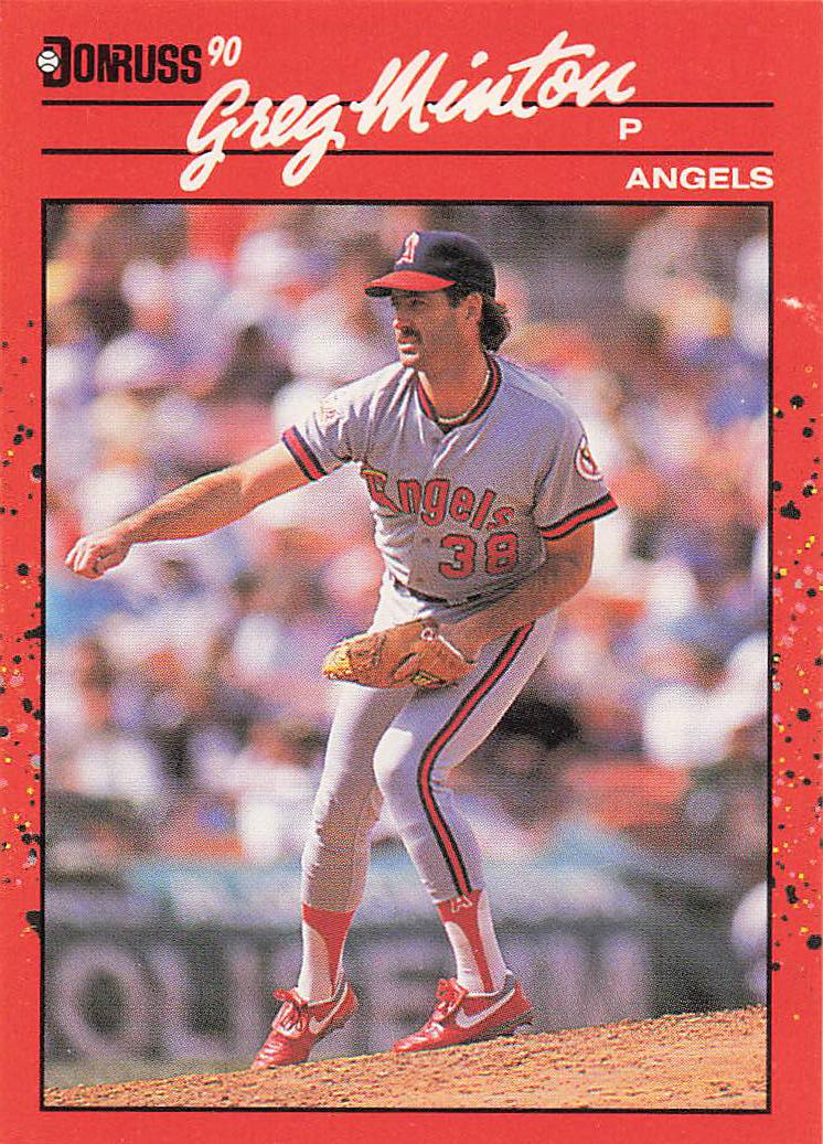 1990 Donruss Baseball Greg Minton #116