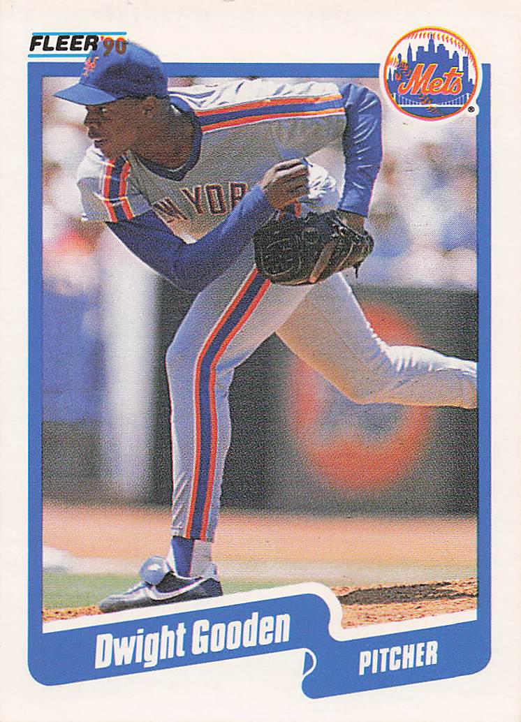 1990 Fleer Baseball Dwight Gooden #204