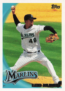 2010 Topps Baseball Leo Nunez #246