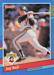 1991 Donruss Baseball Jay Bell #289c