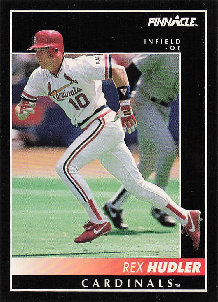 1992 Pinnacle Baseball Rex Hudler #315