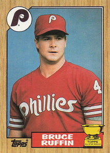 1987 Topps Baseball Bruce Ruffin #499 Rookie