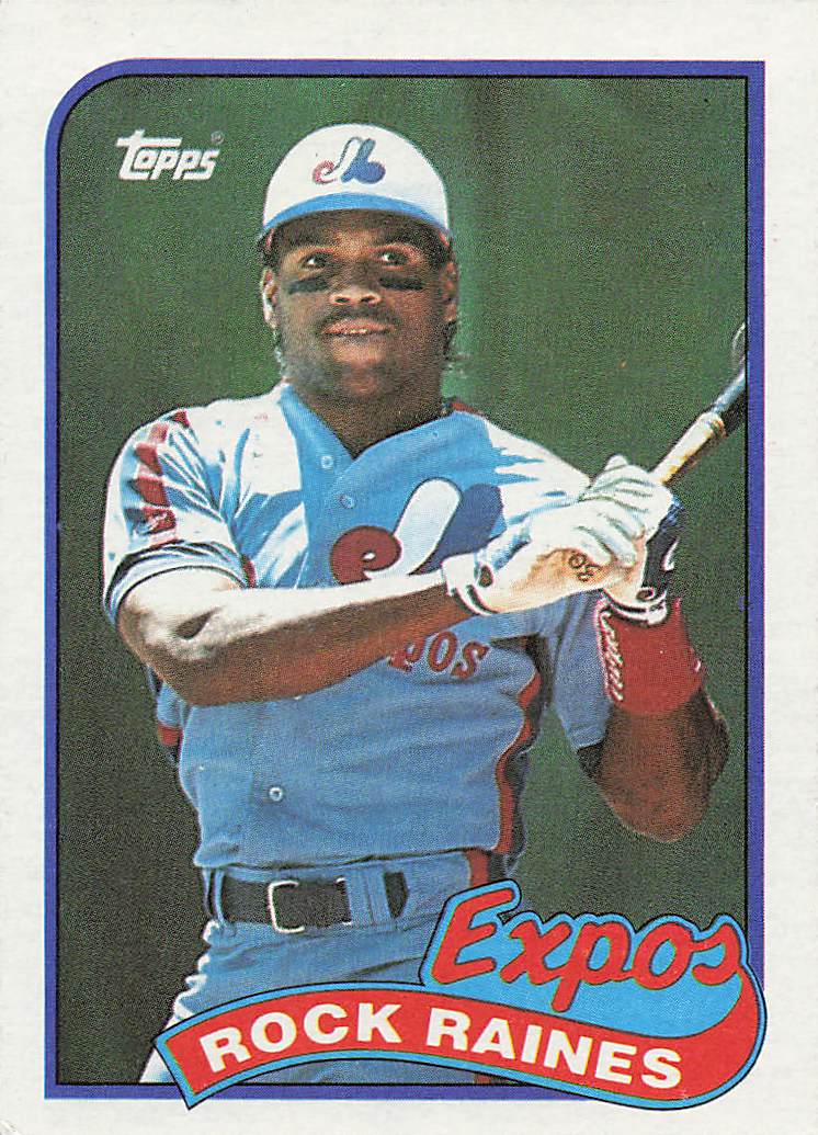 1989 Topps Baseball Rock Raines #560