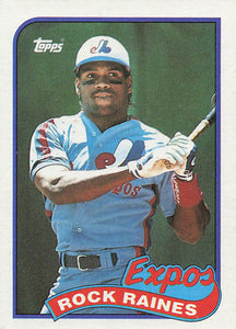 1989 Topps Baseball Rock Raines #560